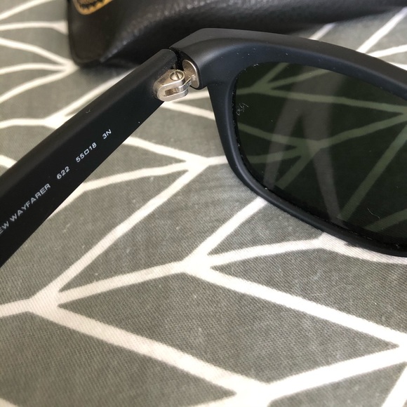 Ray-Ban New Wayfarer Sunglasses 55mm 18mm - Picture 11 of 14